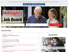 Tablet Screenshot of jobs.mcknights.com